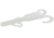 Zoom Brush Hog Creature Bait, 8 Pack, 6in, White, 022040X