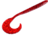 Zoom G-Tail Worm, 6in, Cherry Seed, 086018X