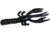 Zoom Lil Critter Craw, 12 Pack, 3in, Black/Blue, 014072X