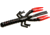 Zoom Lil Critter Craw, 12 Pack, 3in, Black Red Glit/Red, 14129