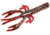 Zoom Lil Critter Craw, 12 Pack, 3in, Red Bug, 014021X