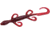 Zoom Mini Lizard, 15 Pack, 4in, Cranberry, 005431X