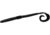 Zoom Shakey Tail Finesse Worm, 20 Pack, 6in, Black, 038038X