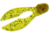 Zoom Super Chunk Jig Trailer, 5 Pack, 3.5in, Chartreuse Pumpkin, 037012X