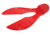 Zoom Super Chunk Jig Trailer, 5 Pack, 3.5in, Ruby Red, 037134X