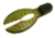 Zoom Super Chunk Jr Jig Trailer, 6 Pack, 2in, Avocado, 041147X