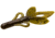 Zoom Super Hog Creature Bait, 10 Pack, 4in, Green Pumpkin Red, 085202X