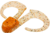 Zoom Swimmin Chunk Jig Trailer, 10 Pack, 3in, Bourbon Blaze, 043416X