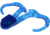 Zoom Swimmin Chunk Jig Trailer, 10 Pack, 3in, Emerald Blue, 043352X