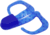 Zoom Swimmin Chunk Jig Trailer, 10 Pack, 3in, Flippin Blue, 043066X