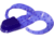 Zoom Swimmin Chunk Jig Trailer, 10 Pack, 3in, Flippin Purple, 043101X