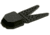 Zoom Tiny Chunk Jig Trailer, 5 Pack, 2in, Black, 029038X