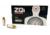 ZQi Ammunition 9mm 124gr. Full-Metal Jacket FMJ Nickel-Plated Steel Cased Centerfire Ammo, 50 Rounds, ZQI124GRSTBX