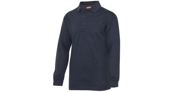 Image of Tru-Spec 24-7 Long Sleeve Polo Shirt, Male Fit, Navy, Medium, Regular Length 4358004