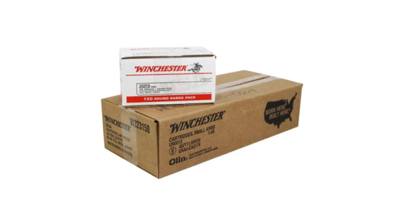 Image of Winchester Lake City .223 Rem 55gr FMJ 600 Round Case 4-150 round boxes, W223150C