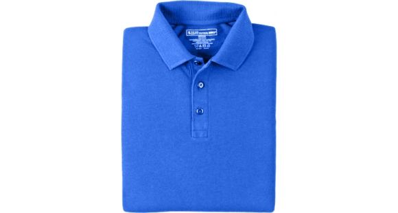 Image of 5.11 Tactical Professional Long Sleeve Polo - Men's, Large, Regular, Academy Blue, 42056-692-L