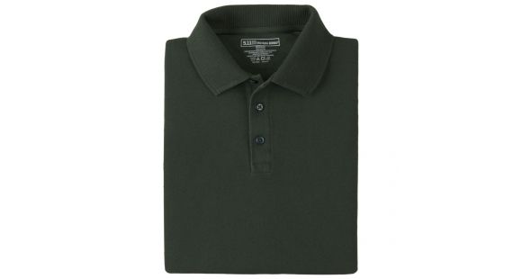 Image of 5.11 Tactical Professional Long Sleeve Polo - Men's, Medium, Regular, LE Green, 42056-860-M