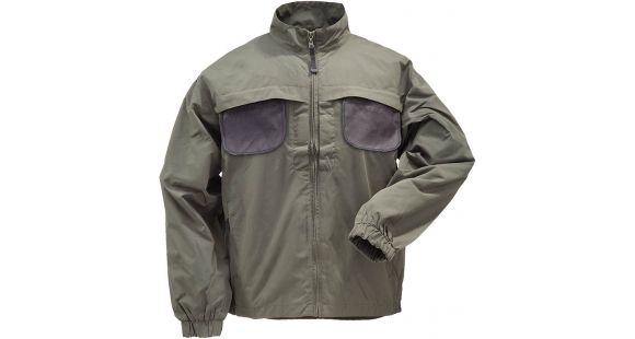 Image of 5.11 Tactical Response Windbreaker Jacket - Men's, Sheriff Green, Small, 48016-890-S