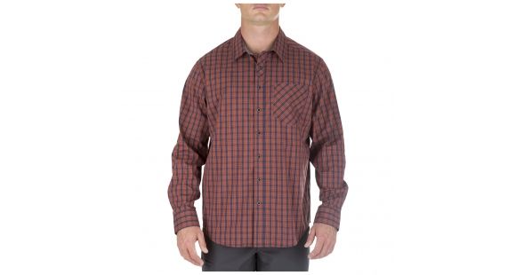 Image of 5.11 Tactical Men's Covert Flex Long Sleeve Button Down Shirt, Fireball, 2XL 72428-521-2XL