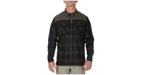 Image of 5.11 Tactical Mens Sidewinder Flannel Button Down Shirt, Grenade, XL 72446-828-XL