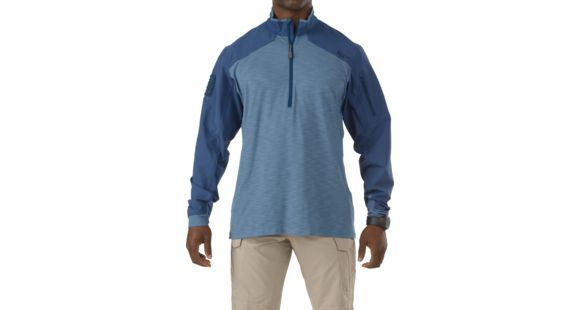 Image of 5.11 Tactical Rapid Response 1/4 Zip, Regatta - 72415709XL