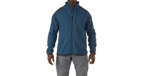 Image of 5.11 Tactical Tactical Full Zip Sweater, Regatta - 72407709L