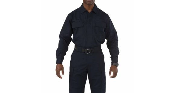 Image of 5.11 Tactical Taclite TDU Long Sleeve Shirt - Men's, Dark Navy, Medium, Tall, 72054T-724-M