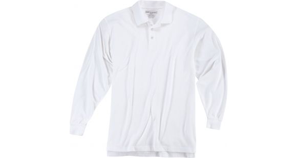 Image of 5.11 Tactical Utility L/S Polo - Mens, White, 3XL, 72057-010-3XL