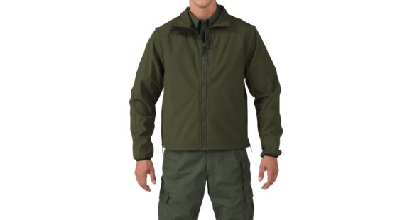 Image of 5.11 Tactical Valiant Soft Shell Jacket, Sheriff Green - 48167890S