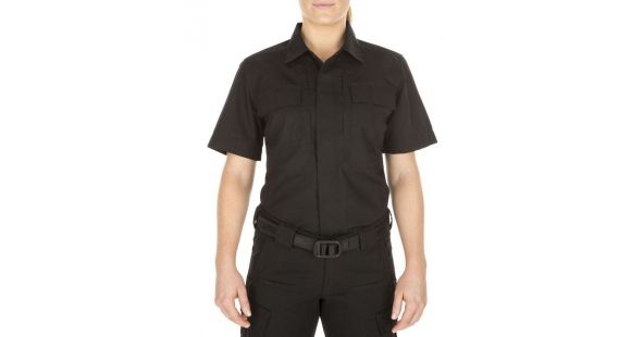 Image of 5.11 Tactical Taclite TDU S/S Shirt - Womens, Black, S, 61025-019-S