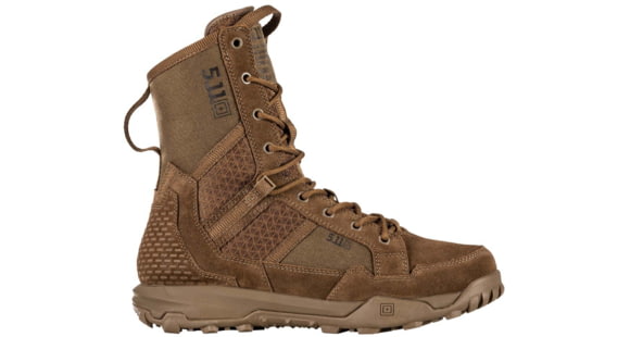 Image of 5.11 Tactical A/T 8in Non-Zip Boot - Mens, Dark Coyote, 9W, 12422-106-9-W