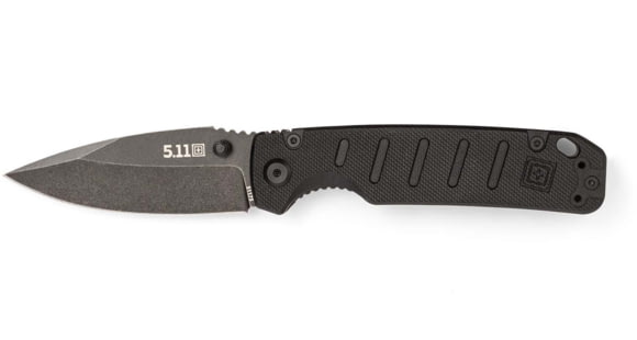 Image of 5.11 Tactical Braddock DP Mini Folding Knife, 3in, D2, Drop Point, Black, 51175-019-1 SZ