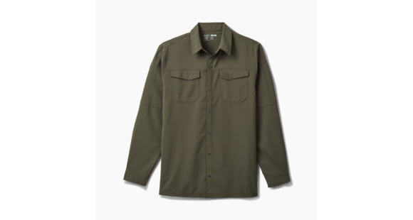 Image of 5.11 Tactical Freedom Flex Woven Long Sleeve Shirt - Men's, Ranger Green 2, Extra Small, 72417-1258-XS