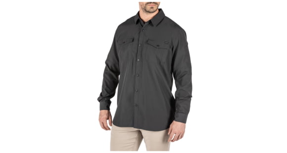 Image of 5.11 Tactical Marksman Long Sleeve Shirt - Men's, Volcanic, Small, 72521-098-S