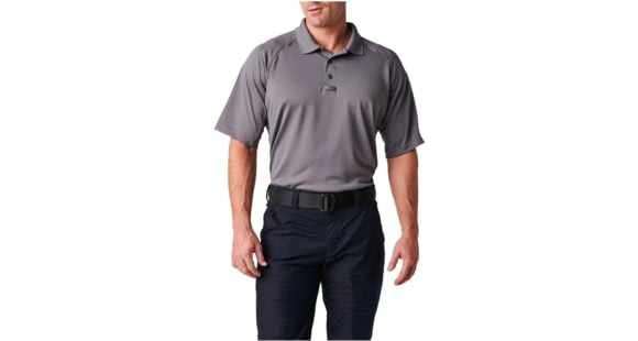 Image of 5.11 Tactical Performance Short Sleeve Polo - Men's, Tall, Storm, 71049T-092-5XL