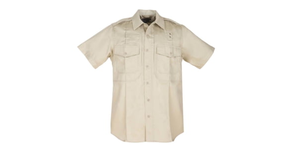 Image of 5.11 Tactical Twill PDU Class B S/S Shirt - Womens, Silver Tan, XLT, 61159-160-XL-T