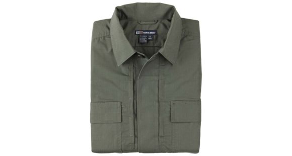 Image of 5.11 Tactical 71001 TDU Short Sleeve Ripstop Shirt, TDU Green, Medium, Tall 71001T-190-TDU Green-M