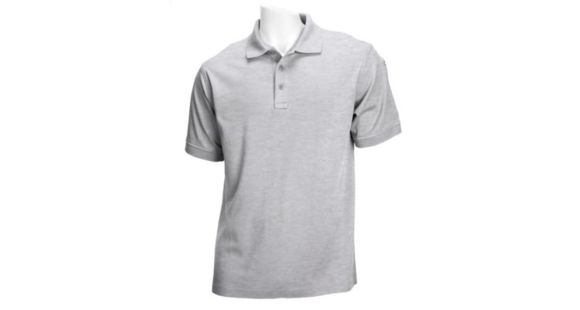 Image of 5.11 Tactical Tactical Jersey S/S Polo - Mens, Heather Grey, 3XL, 71182-016-3XL