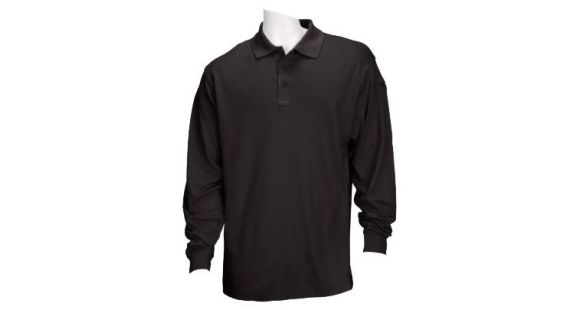 Image of 5.11 Tactical Performance Long Sleeve Polo - Men's, 3XL, Regular, Black, 72049-019-3XL