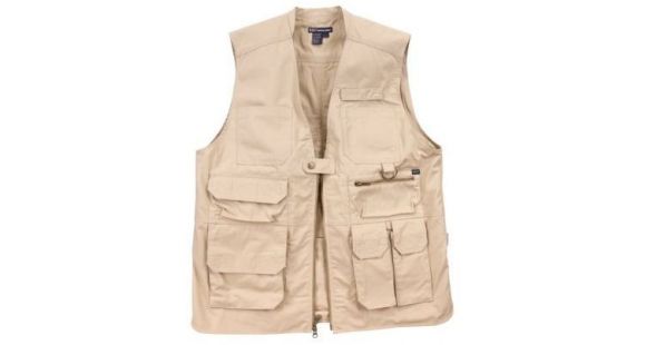 Image of 5.11 Tactical Vest, Concealable, Khaki, 2XL, 80001-055-XXL