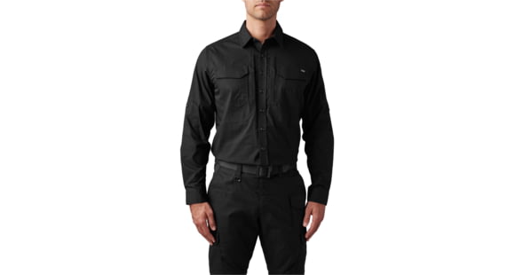 Image of 5.11 Tactical ABR Pro Shirt Long Sleeve - Men's, Black, Large, Tall, 72543TABR-019-L-T