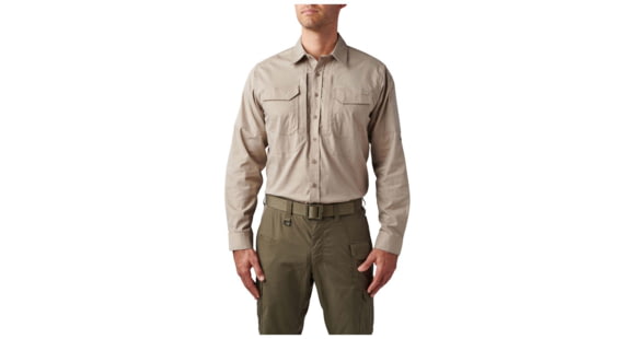 Image of 5.11 Tactical ABR Pro Shirt Long Sleeve - Men's, Khaki, 4XL, Tall, 72543T-055-4XL-T
