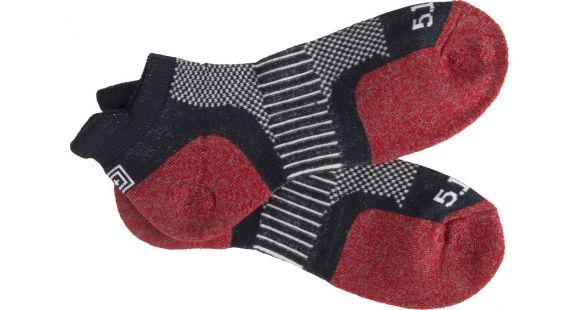 Image of 5.11 Tactical ABR Training Sock, LAVA, L 10031-LAVA-L