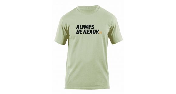 Image of 5.11 Tactical Always Be Ready Logo T Shirt - Tan - M 41006AZ-170-M
