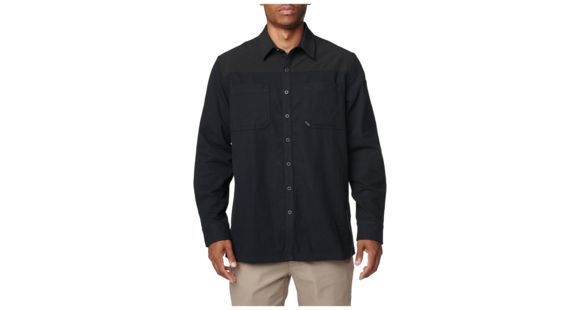 Image of 5.11 Tactical Ascension Long Sleeve Shirt, Black - 72496-019-XS