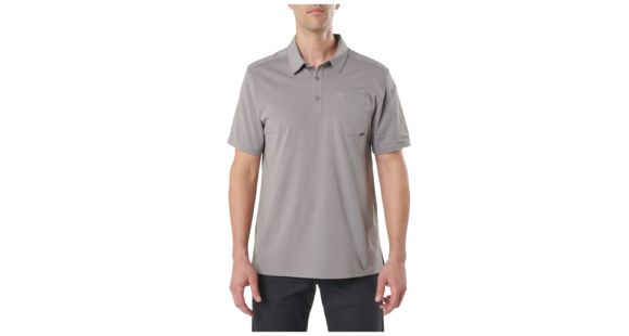 Image of 5.11 Tactical Axis Short Sleeve Polo- Mens, Lunar, XL, 41219-082-XL