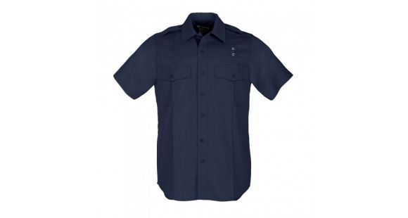 Image of 5.11 Tactical Taclite PDU Class A S/S Shirt - Womens, Midnight Nvy, LT, 61167-750-L-T