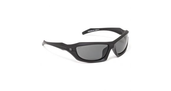 Image of 5.11 Tactical Burner Sunglasses- Ff Pln Lens- Matte Black 1 SZ 52033-920-1 SZ
