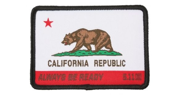 Image of 5.11 Tactical CA State Bear Patch, Multi, 1 SZ, 81071-999-1 SZ
