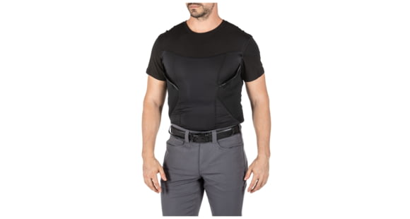 Image of 5.11 Tactical CAMS S/S Baselayer - Mens, Black, S, 41222ABR-019-S